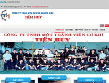 Tablet Screenshot of cokhitienhuy.com